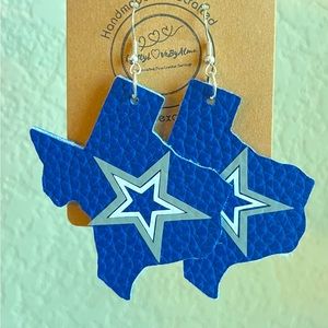 Dallas Cowboy Football 🏈 Fans Handmade Handcrafted Women’s Earrings